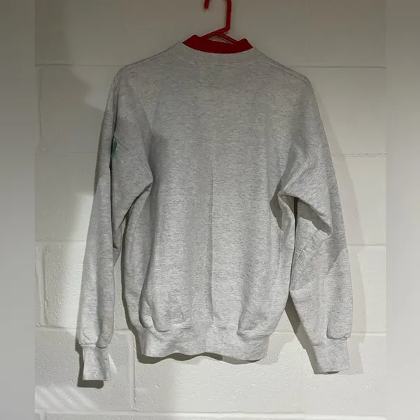 State mock neck crewneck vintage large - Image 2