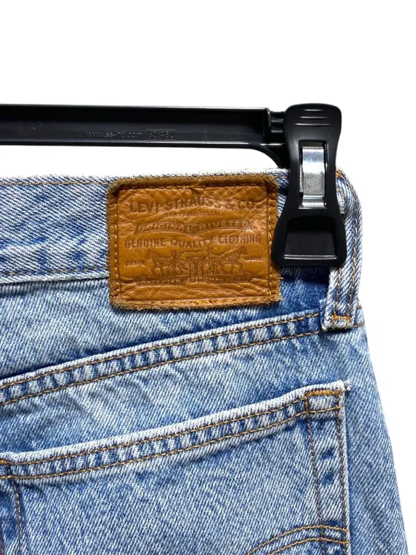 Levi’s Premium Denim Wedgie Jeans Blue Size 26 Straight Leg Minimalist Preppy - Image 15