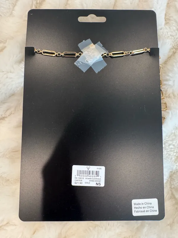 Windsor Gold & Crystal Plated Necklace - Image 2