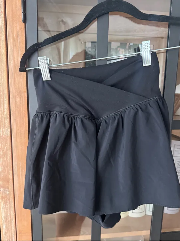 OFFLINE By Aerie Real Me Crossover Flowy Shorts criss cross workout high rise - Image 4