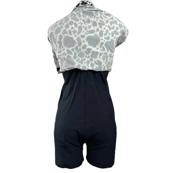 Outdoor Voices The Exercise Black White Built in Short Tennis Golf Dress Size L - Image 4