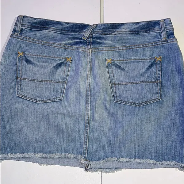 Polo Ralph Lauren Denim Blue Women's mini Skirt size 14 - Image 2