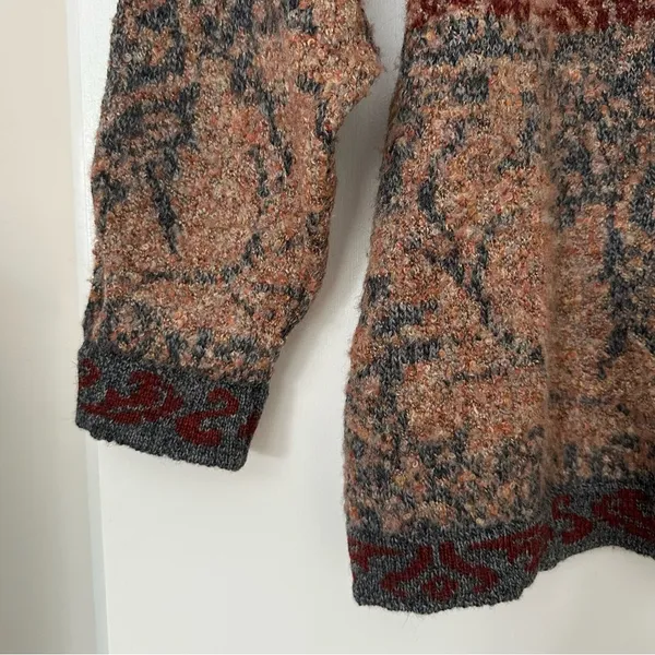 Vintage Whortleberry Scottish Wool Button Front Cardigan Sweater Womens Medium - Image 4