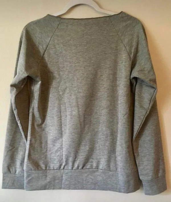 Fall/Halloween Sweatshirt, XL Gray - Image 3