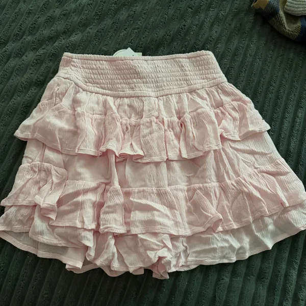 Hollister Pink Ultra High Rise Mini Skirt - Image 7