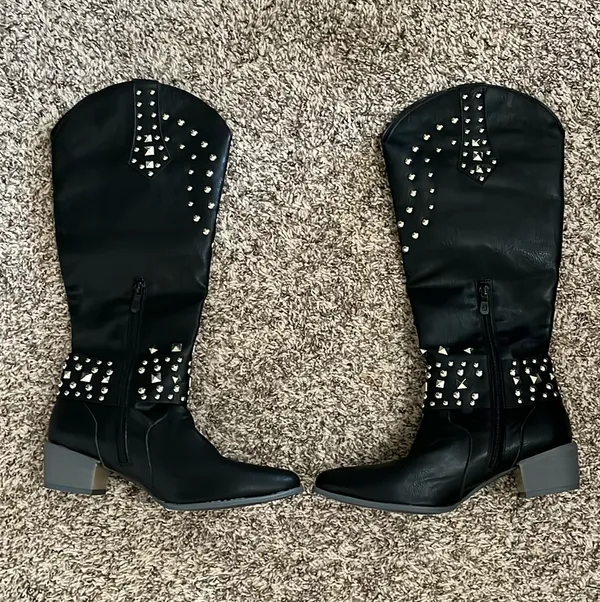 Harper & Lane Boots Black Size 6 - Image 2