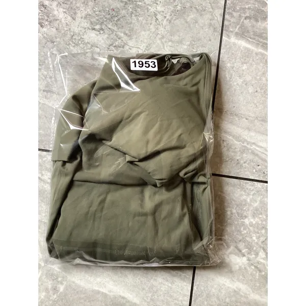 Women Halara NWOT Olive Green Athletic Dress Built-in Shorts Adjustable Strap XS - Image 7