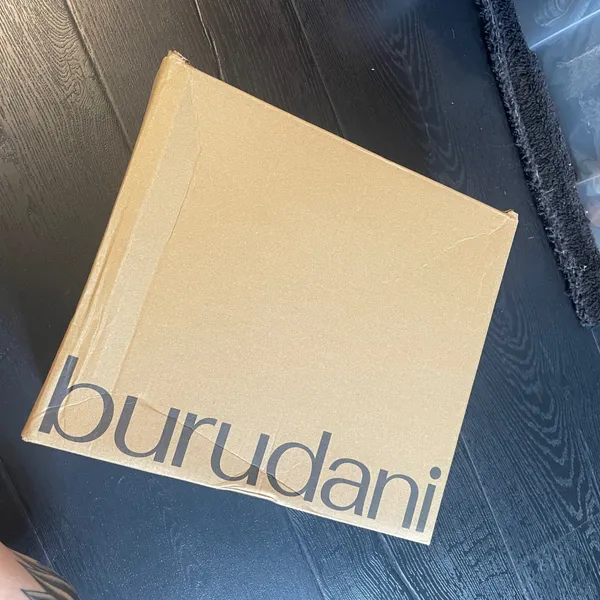 Burudani‎ Brown Oily Tall Riding Boots Triple Buckle Side Zip US 9 New In Box - Image 3