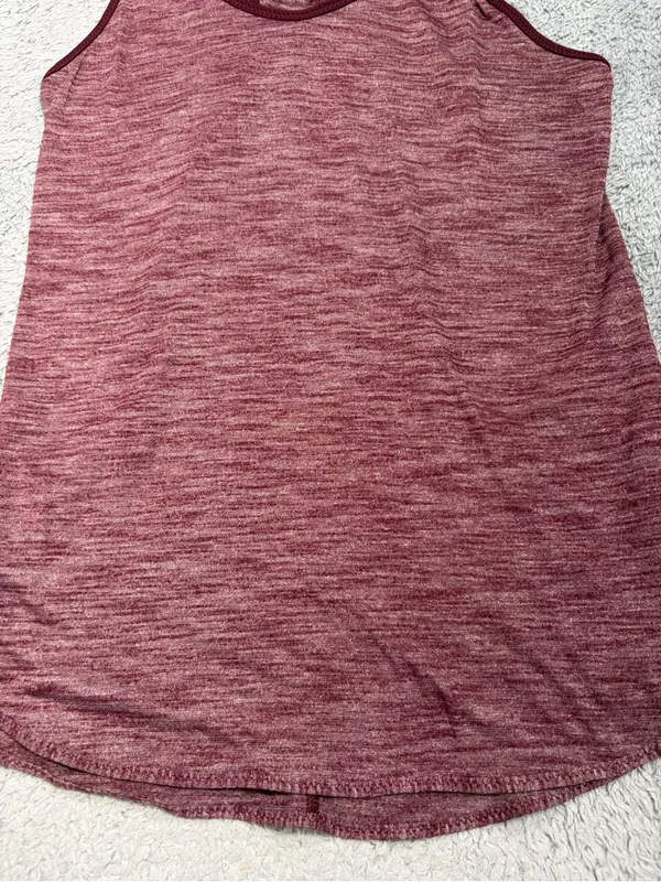 Lululemon Marled Wine Racerback Tank Top - Image 3