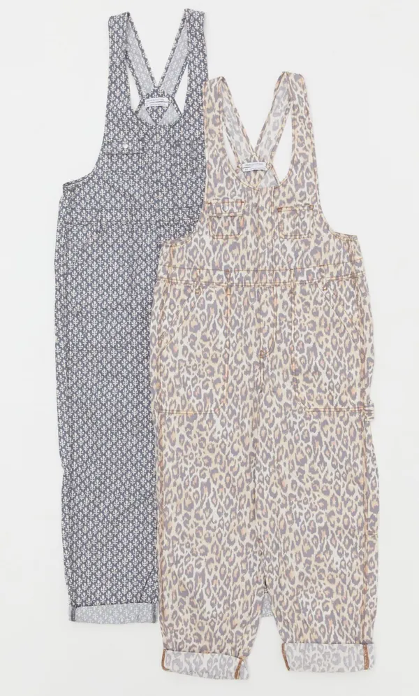 Urban Outfitters NEW Camille Leopard Print Overall - Image 4