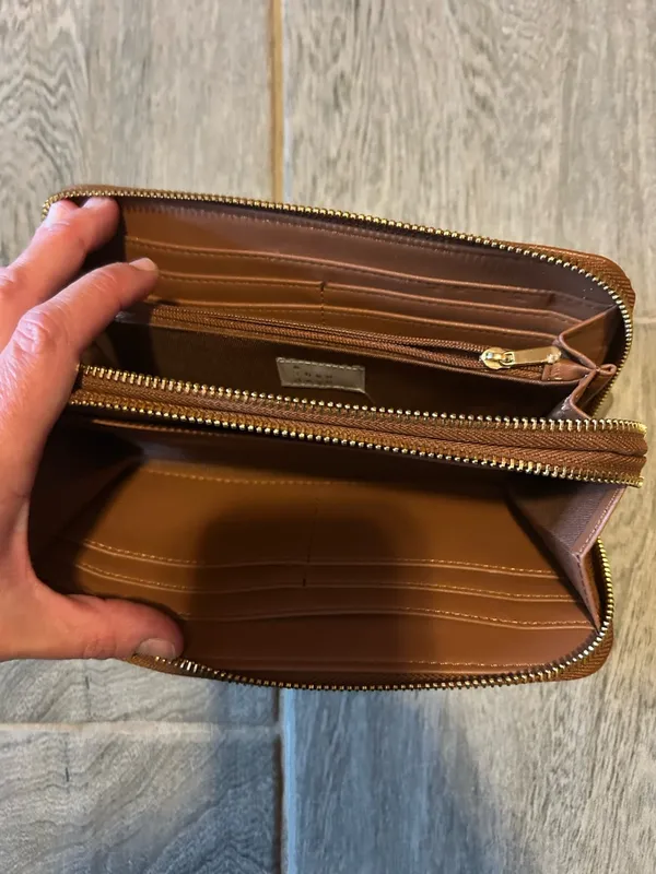 A New Day brown double zip wallet - Image 2