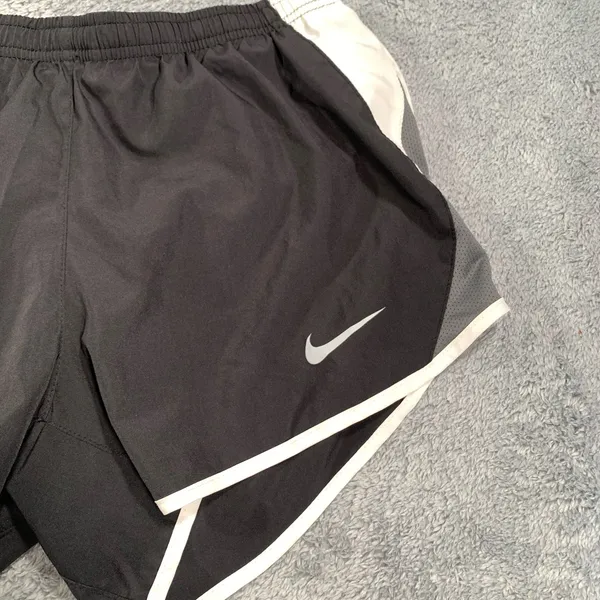 Nike Women's Athletic Shorts in Black and White - Image 2