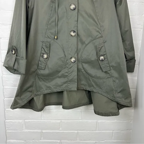 For Cynthia Green Casual Button Front Jacket Size S - Image 7