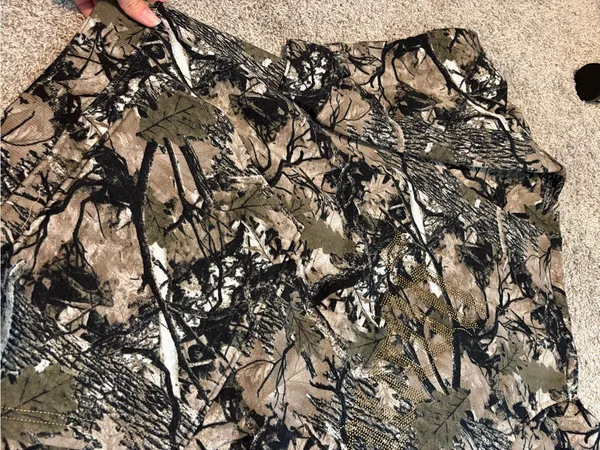 YoungLA Bling Rhinestones Hoodie Green Real Tree Camo Size Small Oversized NEW - Image 5