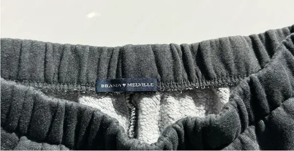 Brandy Melville Wide-Leg Sweatpants Anastasia Grey - Image 3