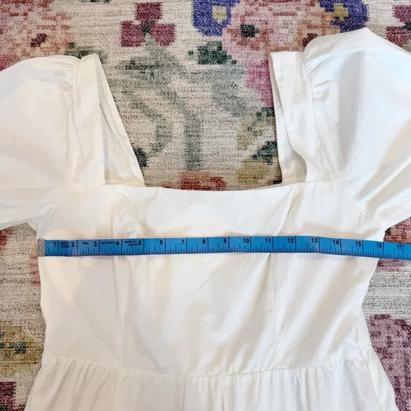 Astr The Label Womens White Milkmaid Maxi Dress Size M Coquette Cottagecore Soft - Image 4