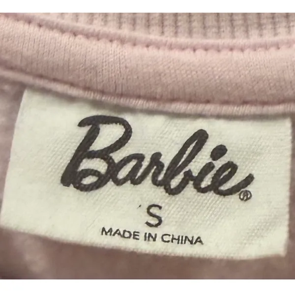 BARBIE Pale Pink Nostalgia Crewneck Sweatshirt - Image 2