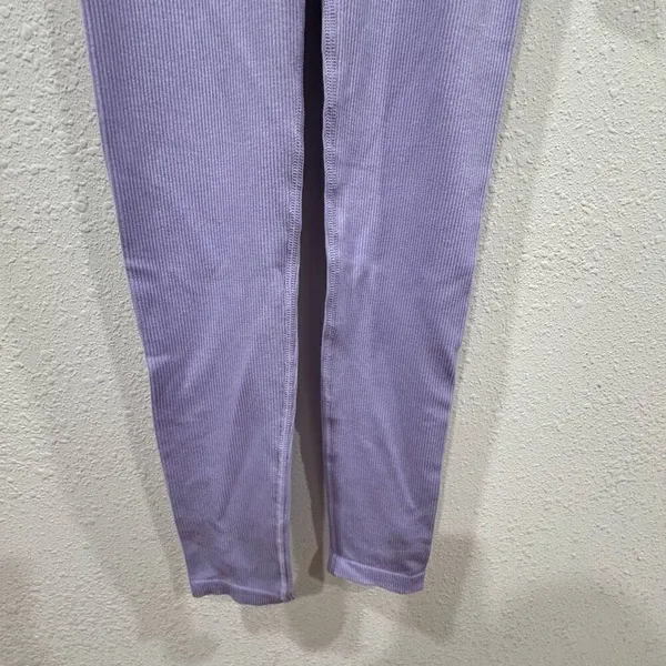 All in motion ribbed‎ purple leggings size small - Image 2