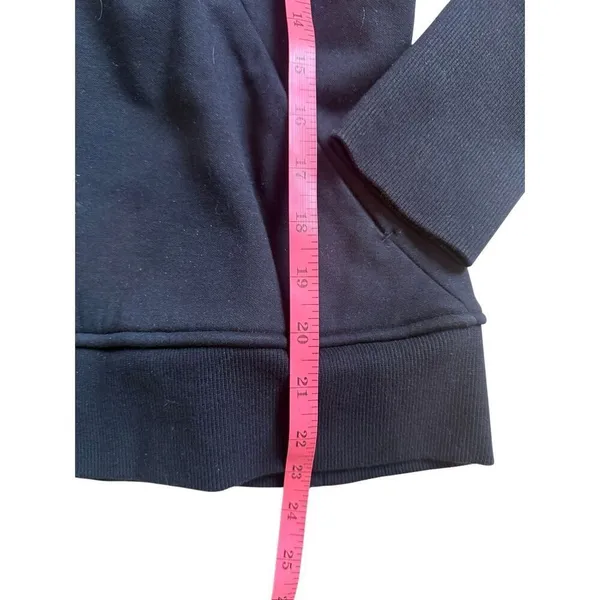 Athleta Triumph Hoodie Black Full Zip Large - Image 5