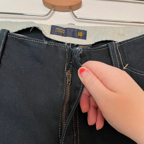 J. Crew dark Wash vintage straight leg jeans size 10 - Image 12