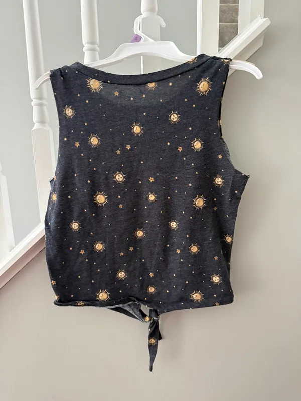cropped tank Black - Image 2