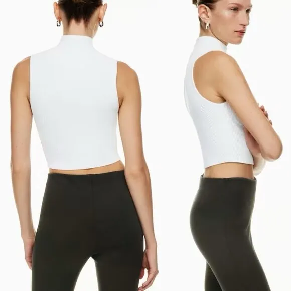BABATON | ARITZIA Ribbed Crop‎ Mockneck - Image 7
