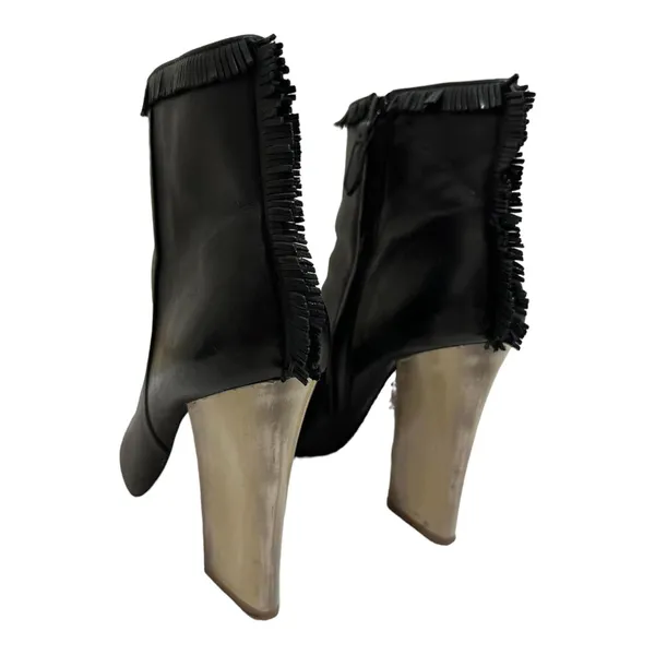 TORY BURCH Bandelier Fringed Leather‎ Ankle Boots size 8 $525 - Image 4