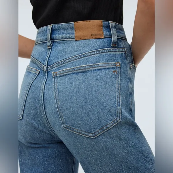 NWT Madewell The '90s Straight Jean 23 broken zipper needs repair/replacement - Image 4