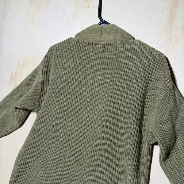 Universal Threads Womens XS Olive Green Chunky Knit Open Front Cardigan Sweater - Image 9
