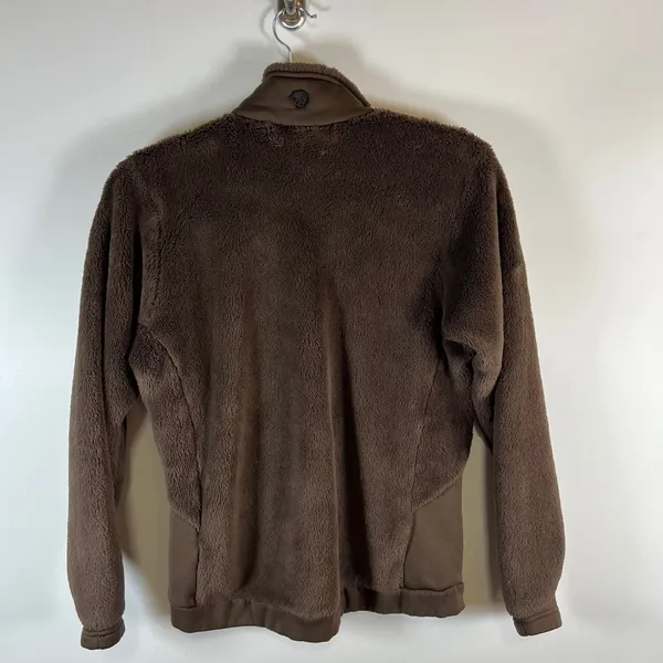 Mountain Hardwear Fleece Jacket Women's M Brown Zip Up Sherpa‎ Cozy Outdoor - Image 8