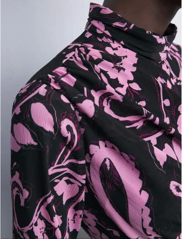 Pink and Black Dress - Image 5