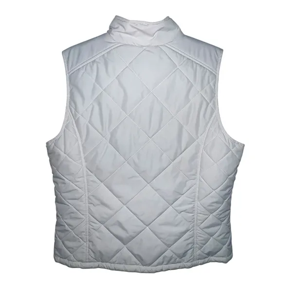 Lauren Ralph Lauren‎ Vest Womens Size XL White Quilted Zip Puffer Sleeveless - Image 3