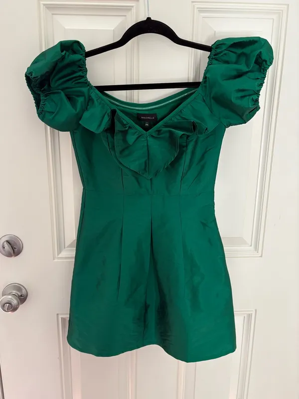 Majorelle Devora Mini Dress in Green Size XS - Image 2