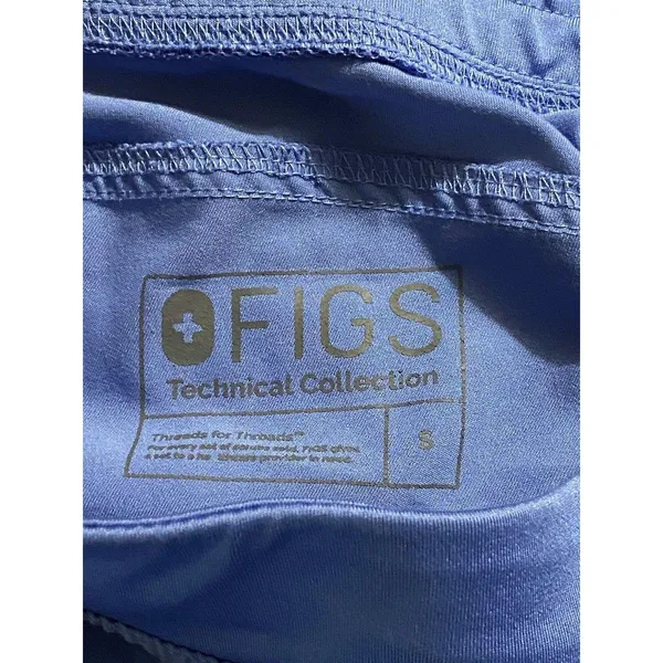 FIGS Scrubs Medical pants Women Small Blue Hospital Technical Collection - Image 11