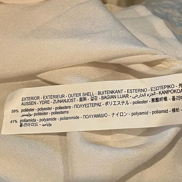 ZARA Voluminous Flounce Mini Dress Ivory NEW Size L - Image 11