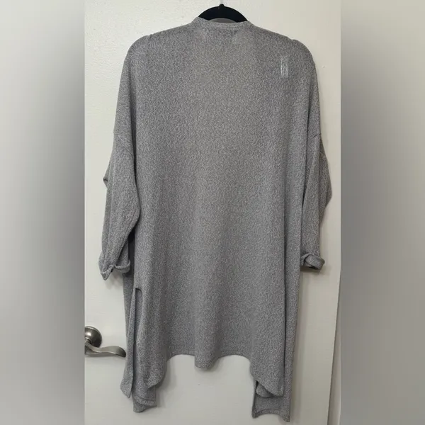 EUC Cupcakes and Cashmere Grey Cardigan | Soft Classic Button Front Sweater - Image 2