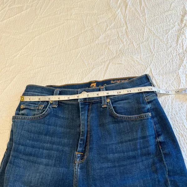 7 for all mankind highwaist skinny jeans 27 women - Image 6
