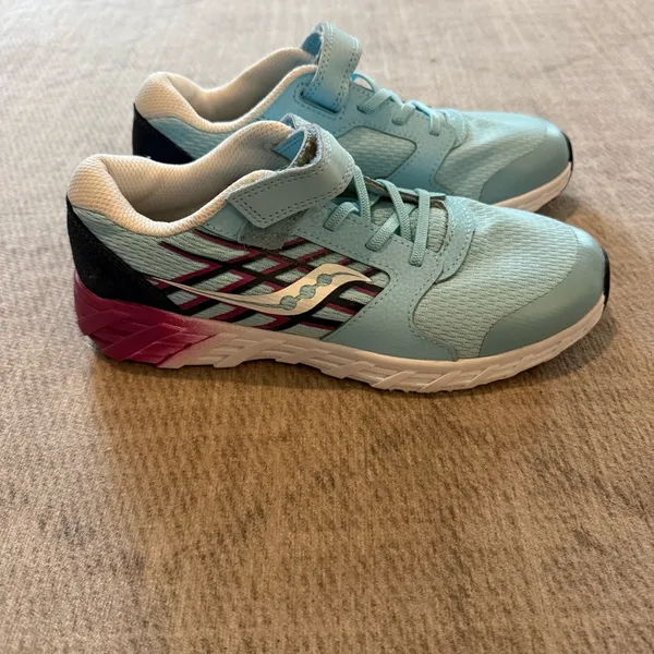 Saucony Grid Wind A/C Aqua Pink Running Sneakers Women’s 5.5 - Image 2