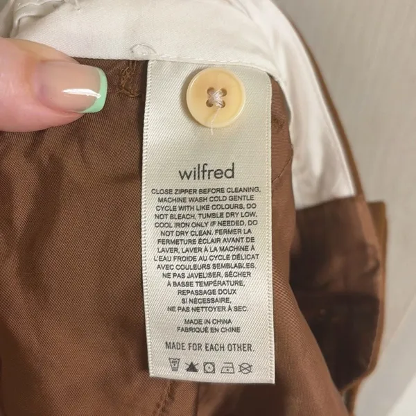 ✨Aritzia Wilfred The Effortless 7" Burnt Orange Sz 0 Shorts✨ - Image 6