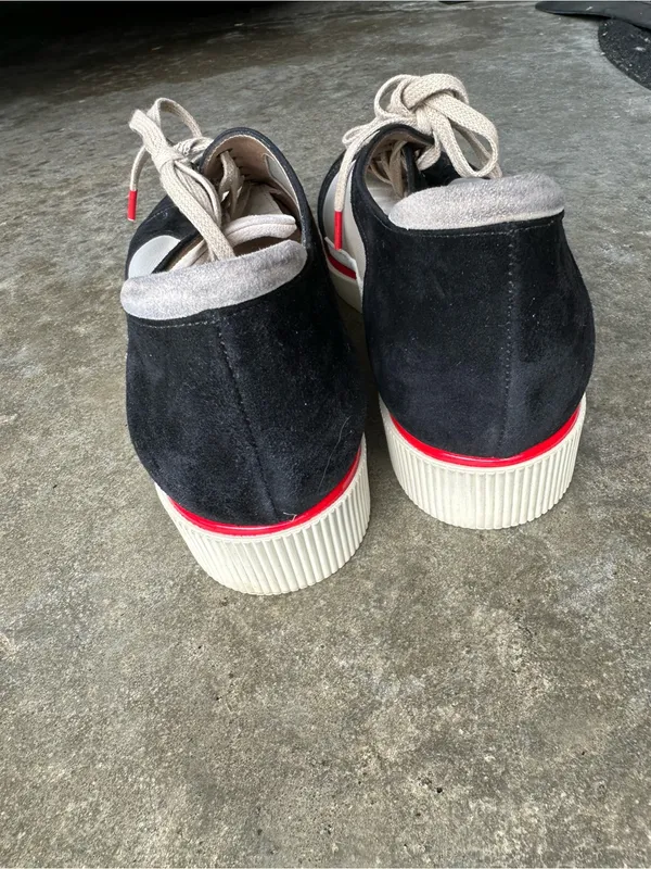 BeautiFeel Cadence Lace-up shoe Black, Cream and Red Lace-Up Women's Sneakers - Image 5