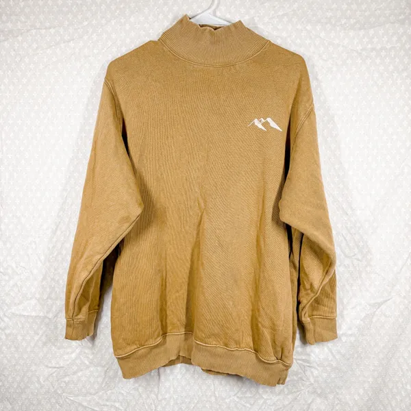 Aerie Olive Green The Sweat‎ Everyday Mock Neck Sweatshirt - Image 2
