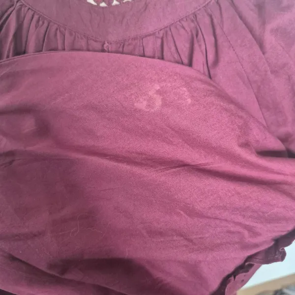 Jen's Pirate Booty Burgundy Cutout Mini Dress Ren Faire Size Small NWT - Image 8