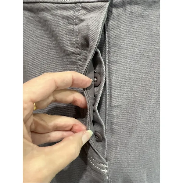 ARITZIA Wilfred‎ Free Modern Cargo Pants High Rise Purple Slate Utility Size 16 - Image 6