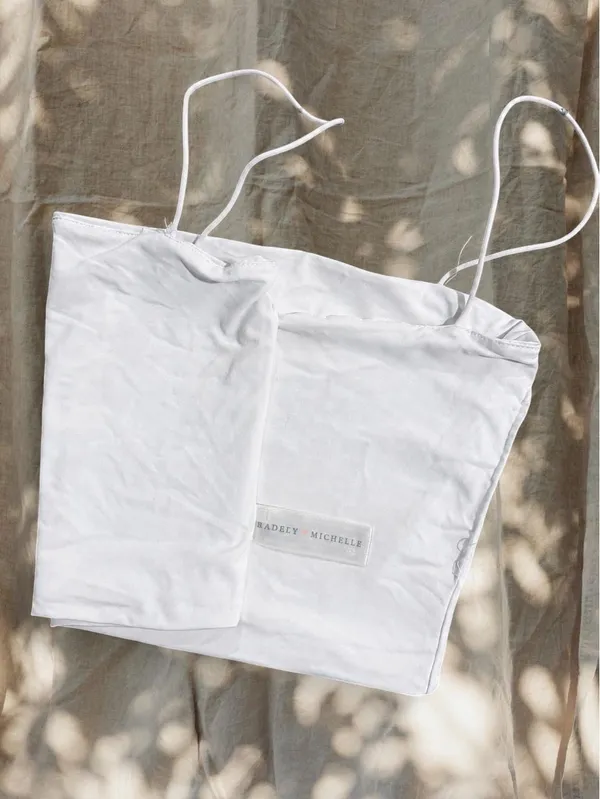 Bradley Michelle Strappy White Tank - Image 7