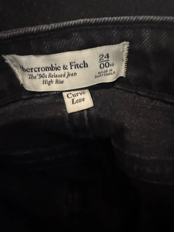 Abercrombie 90s Relaxed Jean High Rise Curve Love - Image 2