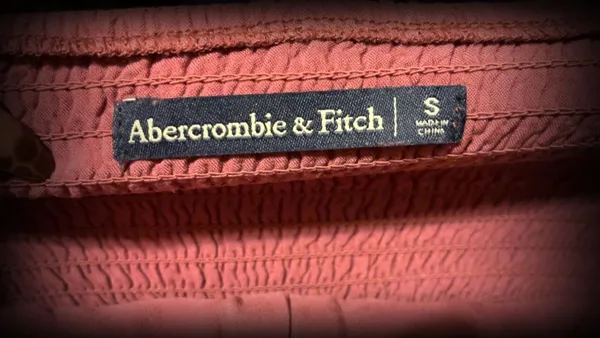 Abercrombie & Fitch Burgundy Lace V-Neck Mini Dress Size S - Image 3