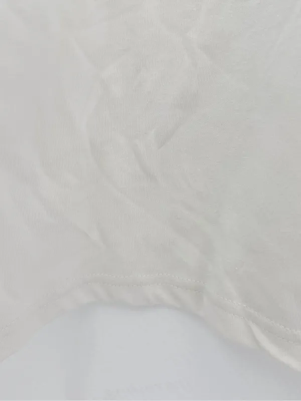 Post Malone Cowboy Off-the-Shoulder Graphic Off-White Tee - Image 9