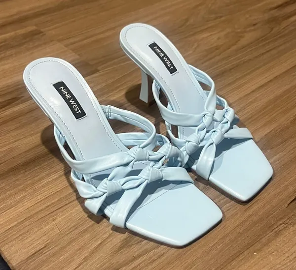 Nine West Blue Knot Heels - Image 3
