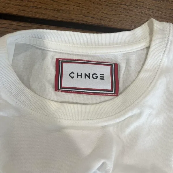 CHNGE graphic long sleeve shirt White Size XS - Image 5