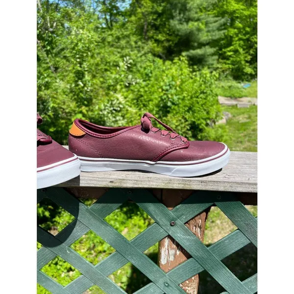 Vans Womans Comfycush Era Sneakers Sz 10 Burgundy￼ - Image 2